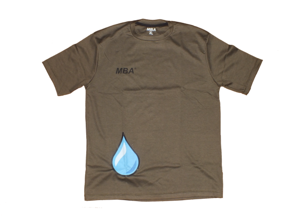 Water droplet tee (green)